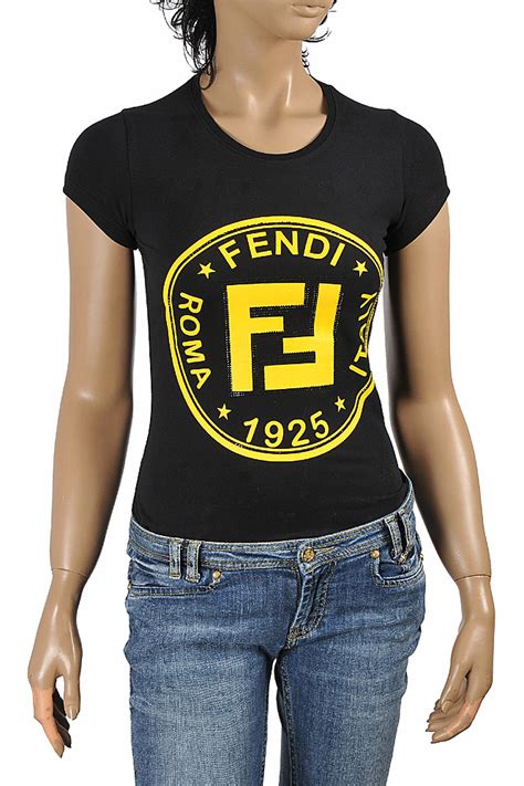 fendi xxs t shirt|fendi t shirt women.